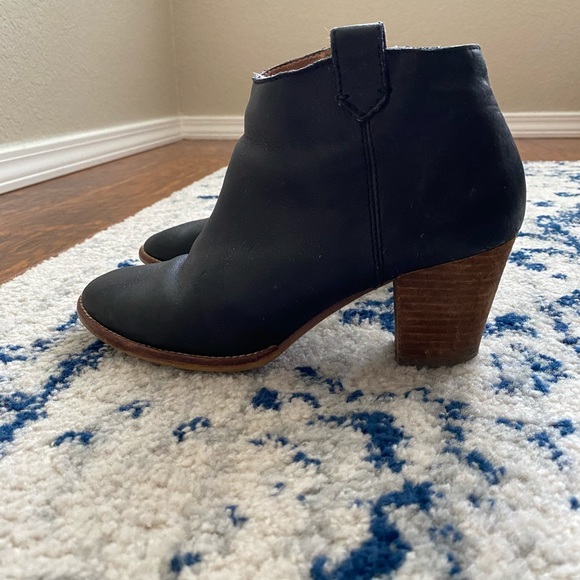 Madewell Black Leather Billie Boot - Picture 2 of 4